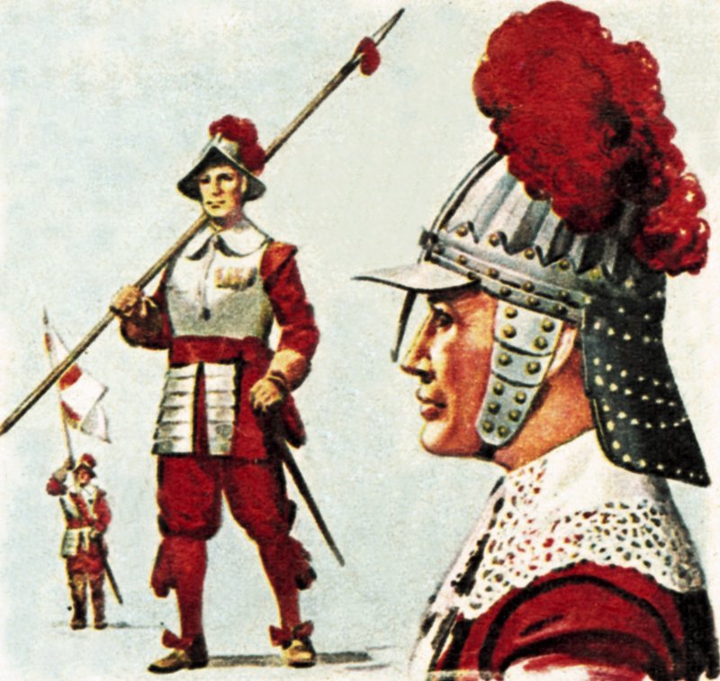 Soldaten van de Honourable Artillery Company door English School