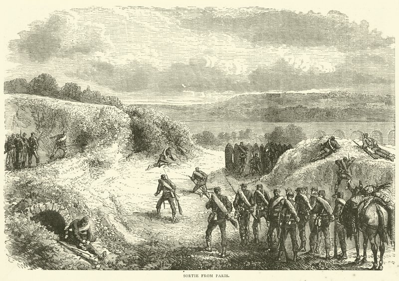 Uitval uit Parijs, oktober 1870 door English School