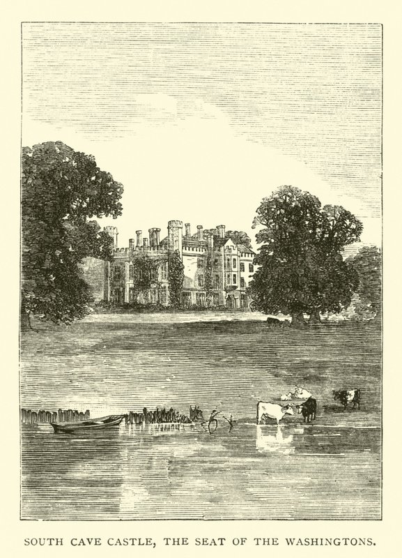 South Cave Castle, de zetel van de Washingtons door English School