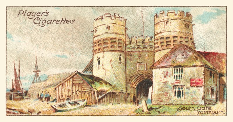 South Gate, Yarmouth (chromolitho) door English School