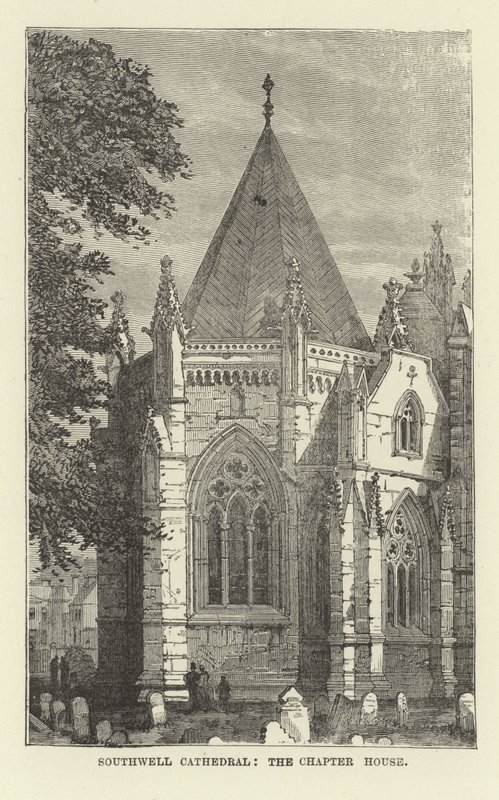 Southwell-kathedraal, de kapittelzaal door English School