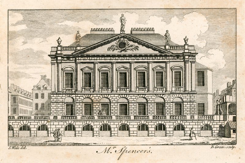 Spencer House, Green Park door English School