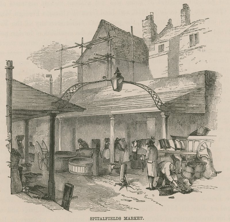 Spitalfields Market, Londen door English School