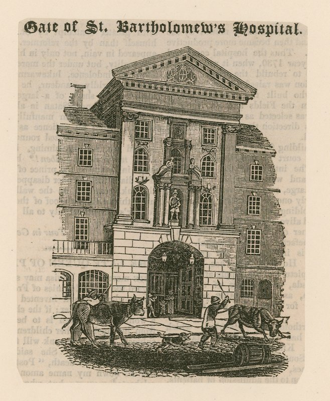 St Bartholomeus Ziekenhuis, Smithfield door English School