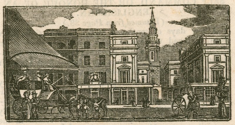 St Brides Kerk, Fleet Street, Londen door English School