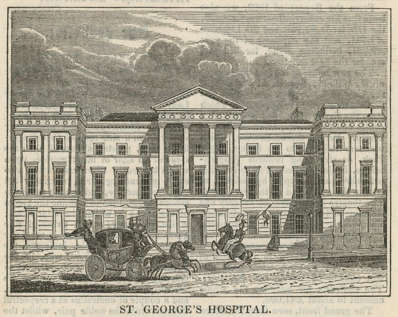 St Georges Ziekenhuis, Londen door English School