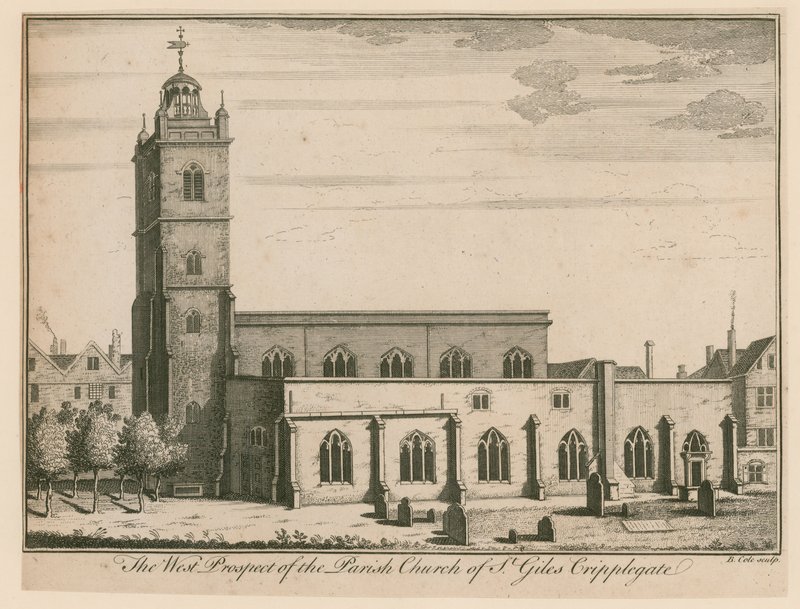 St Giles, Cripplegate, Londen door English School
