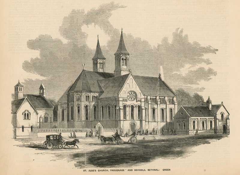 St Judes Kerk in Bethnal Green door English School