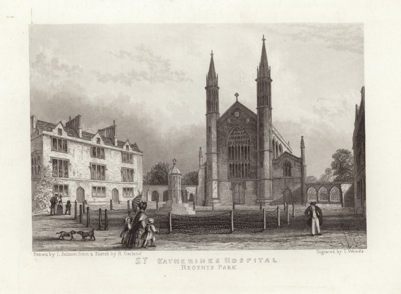 St Katherines Ziekenhuis door English School
