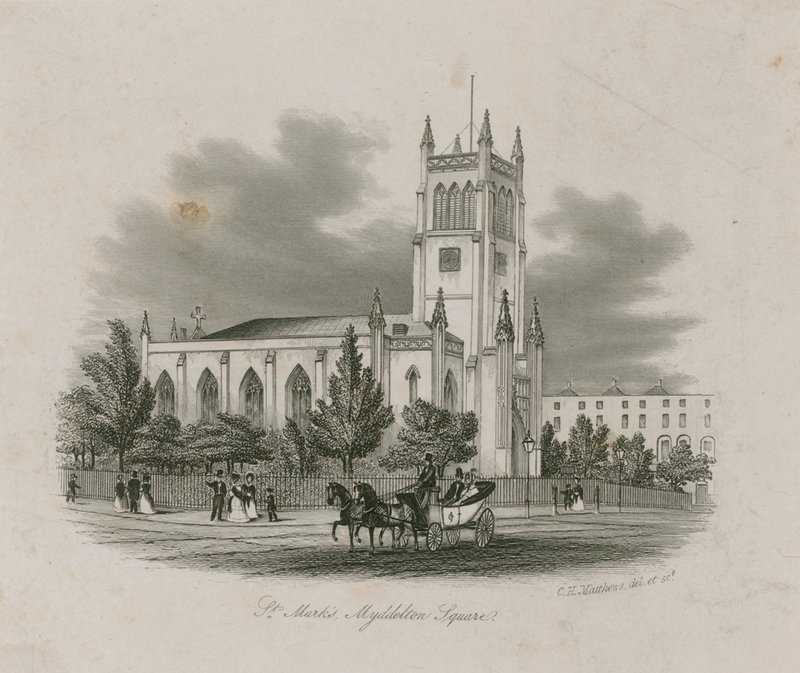 St Marks Kerk, Clerkenwell door English School