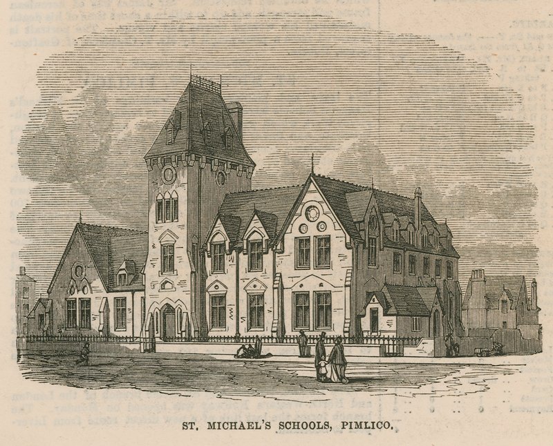 St. Michaels Kerk in Pimlico door English School