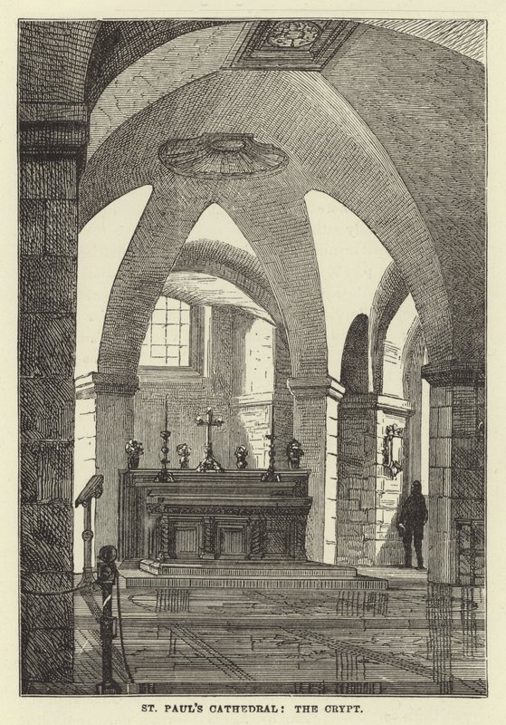 St Pauls Kathedraal, de Crypte door English School