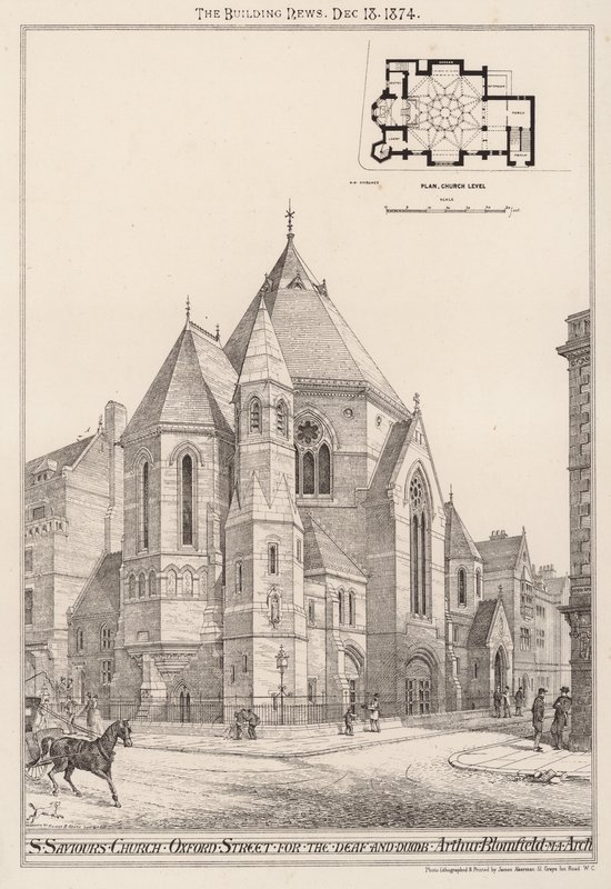 St. Saviours Kerk, Oxford Street, voor doven en slechthorenden door English School