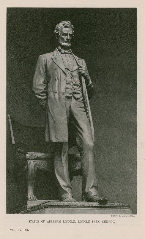Standbeeld van Abraham Lincoln door English School