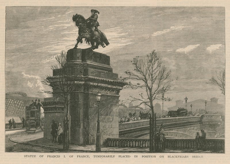 Standbeeld van Frans I van Frankrijk door English School