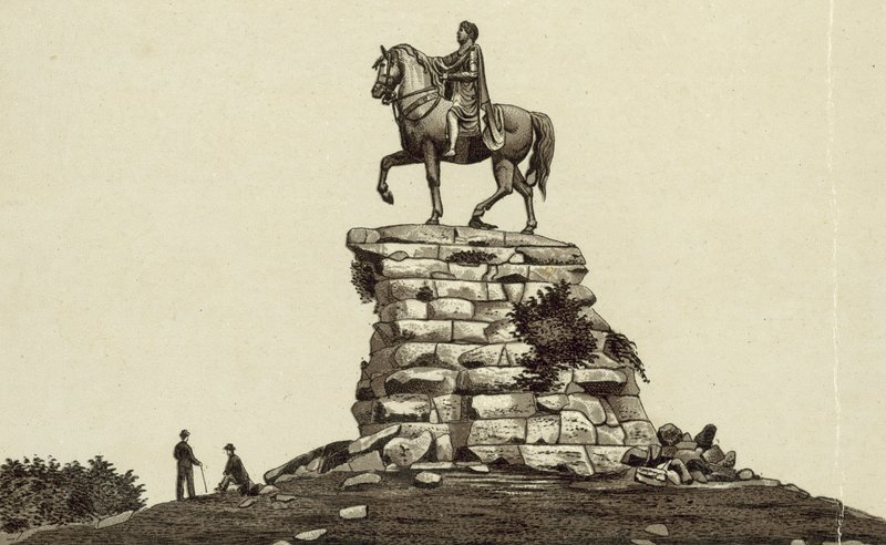 Standbeeld van George III, Windsor door English School