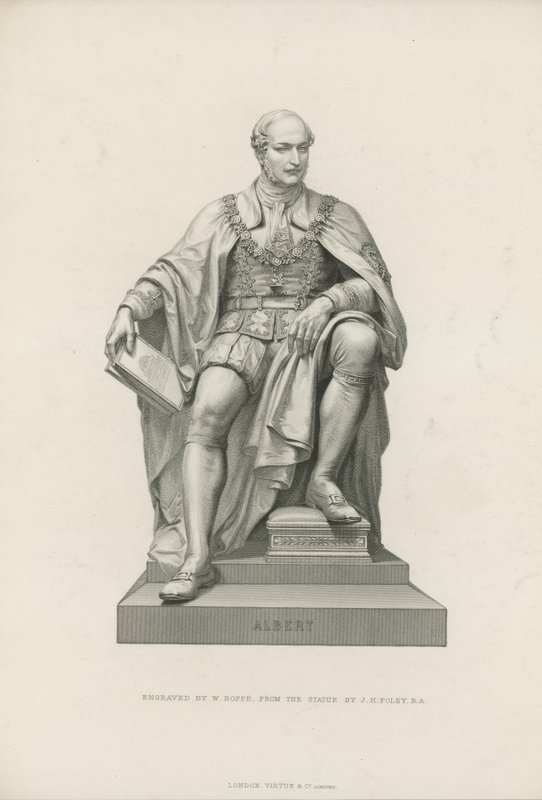 Standbeeld van Prins Albert door English School