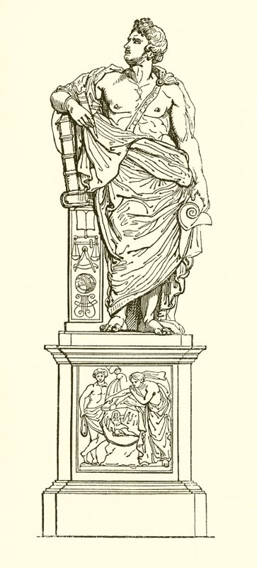Standbeeld van Sir William Jones door English School