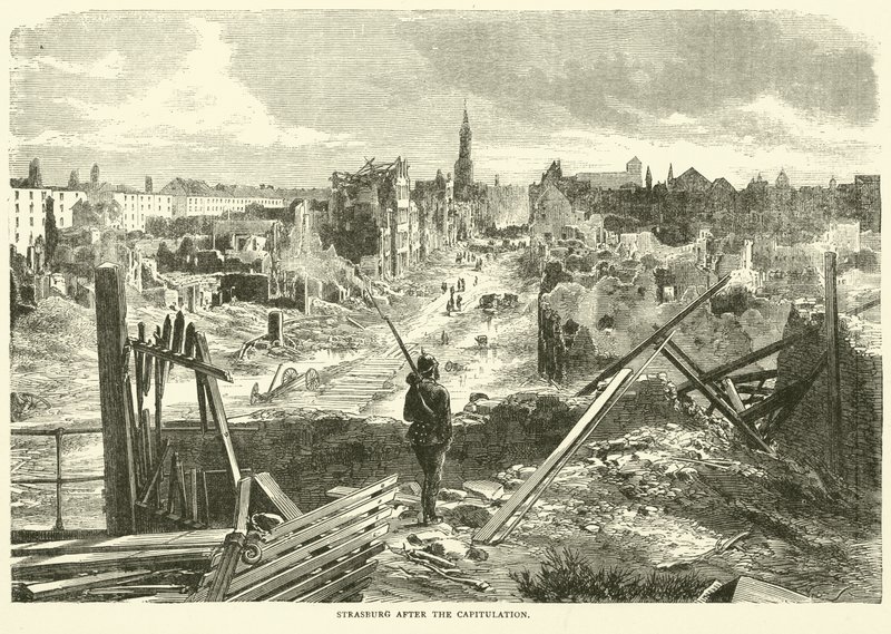 Straatsburg na de capitulatie, september 1870 door English School