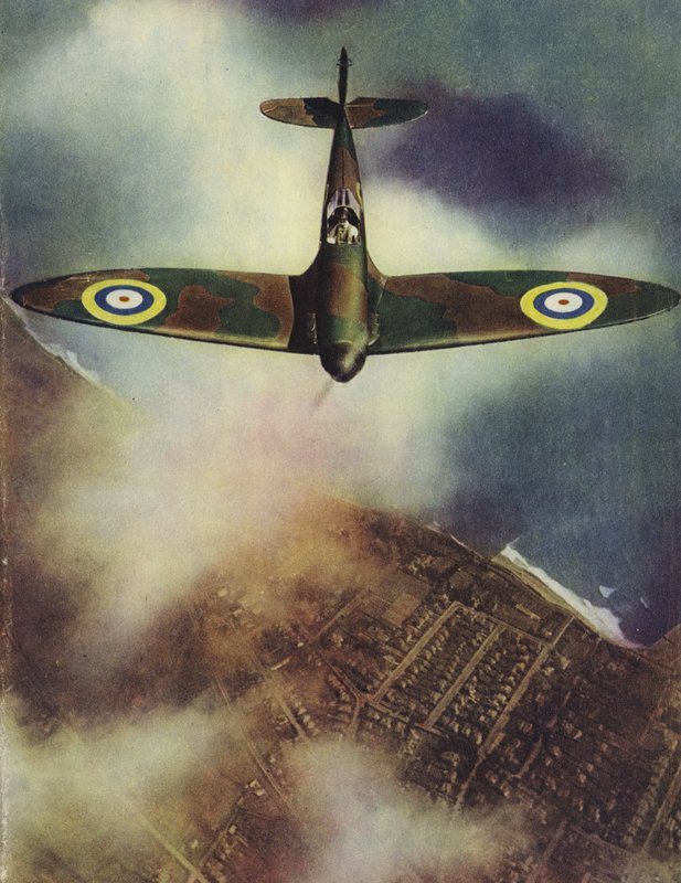 Supermarine Spitfire, ca. 1940 door English School