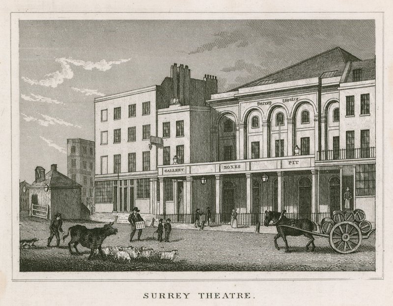 Surrey Theatre, Blackfriars Road, Londen door English School