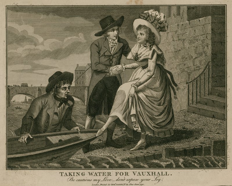 Water nemen voor Vauxhall - wees voorzichtig mijn lief... stel je been niet bloot door English School