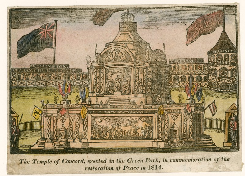 Tempel van Concord, opgericht voor de Vrede van 1814 door English School