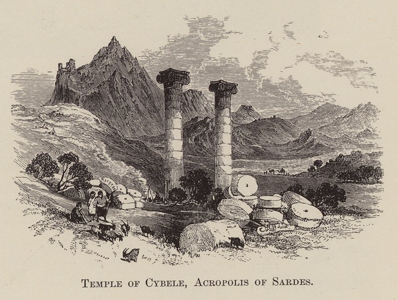 Tempel van Cybele, Akropolis van Sardes door English School
