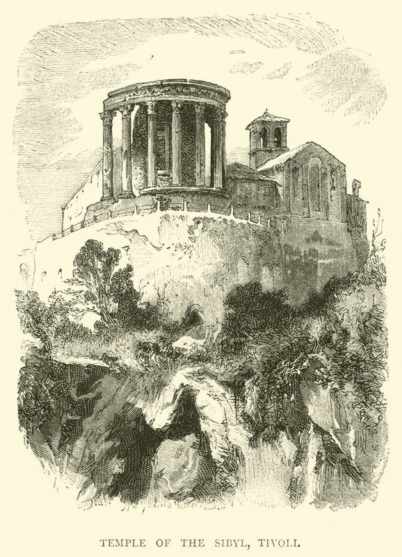 Tempel van de Sibylle, Tivoli door English School