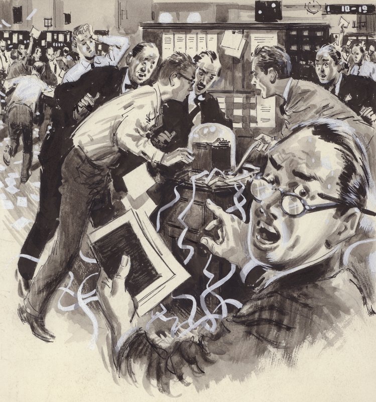 De beurskrach van 1929 door English School