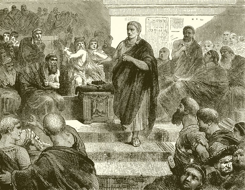 De abdicatie van Sulla door English School
