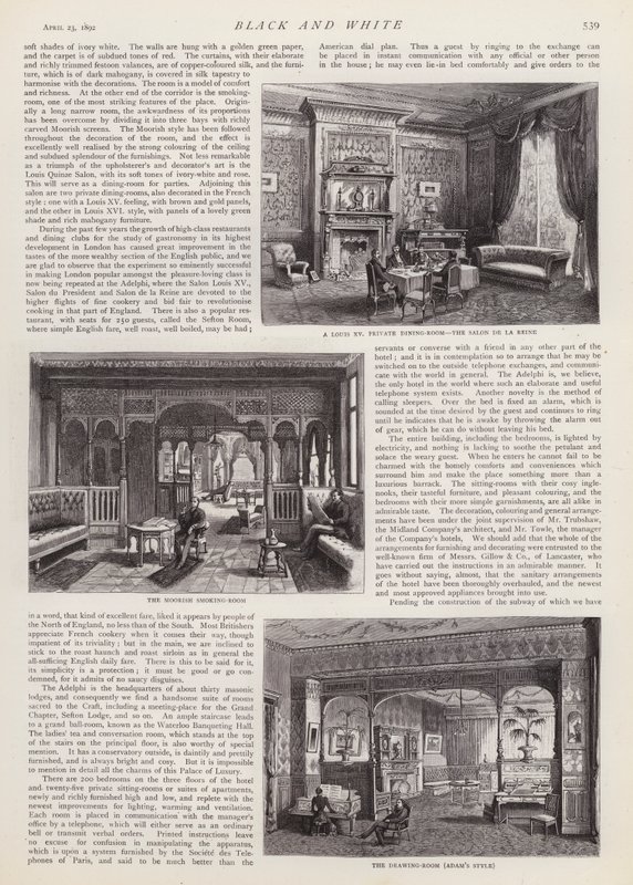Het Adelphi Hotel, Liverpool, Merseyside door English School