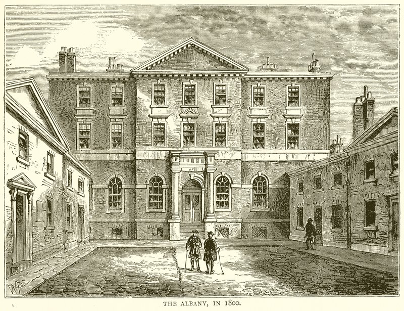 The Albany, in 1800 door English School
