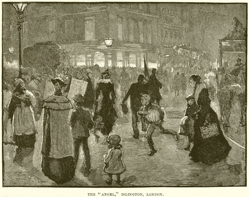 The Angel, Islington, Londen door English School