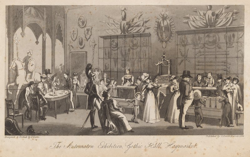De Automaat Tentoonstelling, Gotische Hal, Haymarket door English School