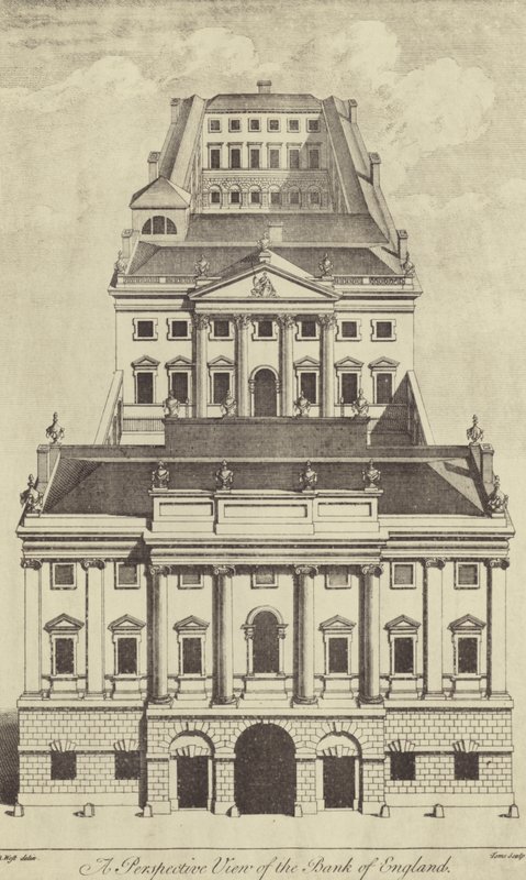 De Bank of England, 1739 door English School