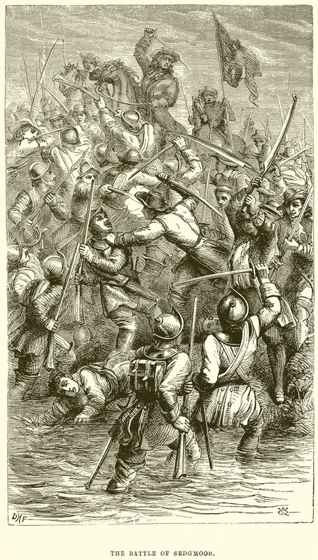 De Slag bij Sedgemoor door English School