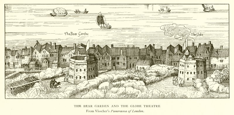De Bear Garden en het Globe Theatre door English School