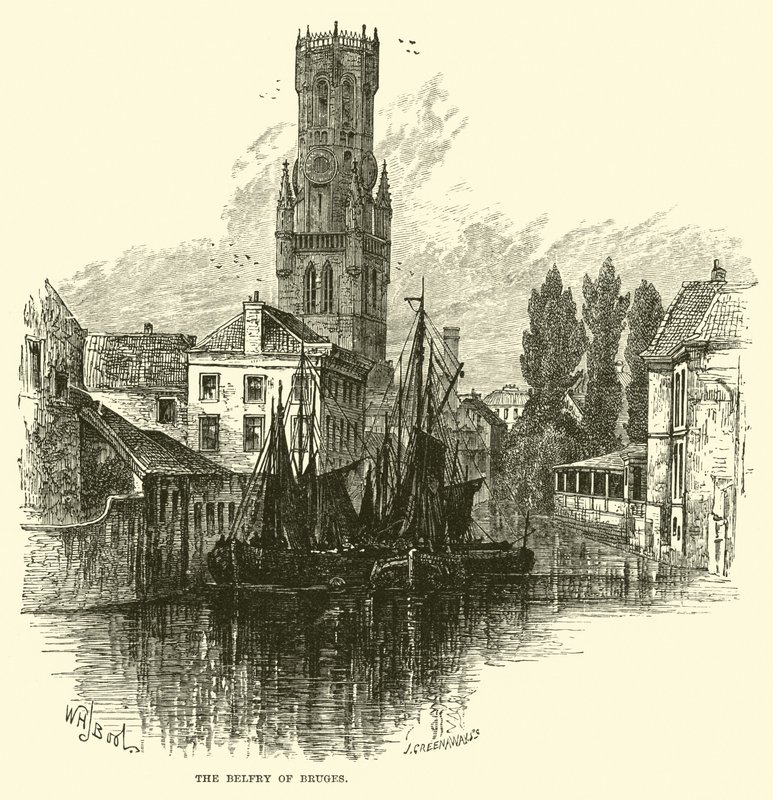 Het Belfort van Brugge door English School