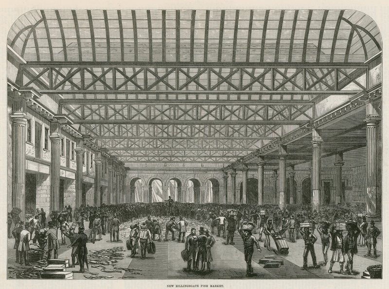 De Billingsgate Vis Markt door English School