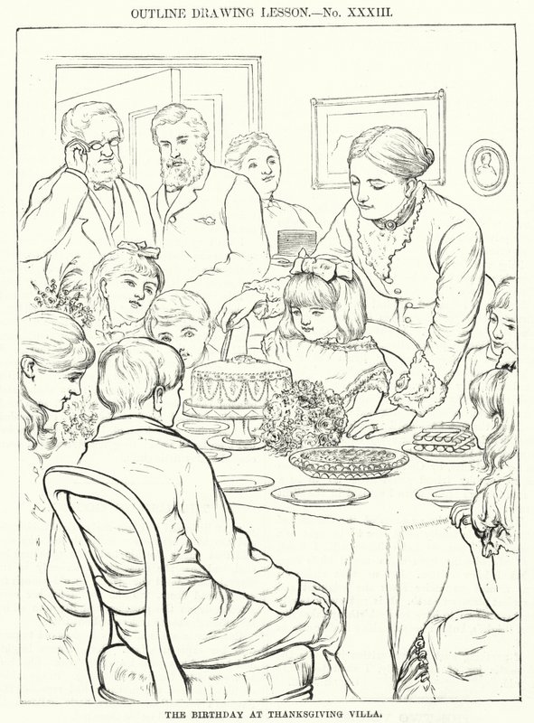 De verjaardag in Thanksgiving Villa door English School
