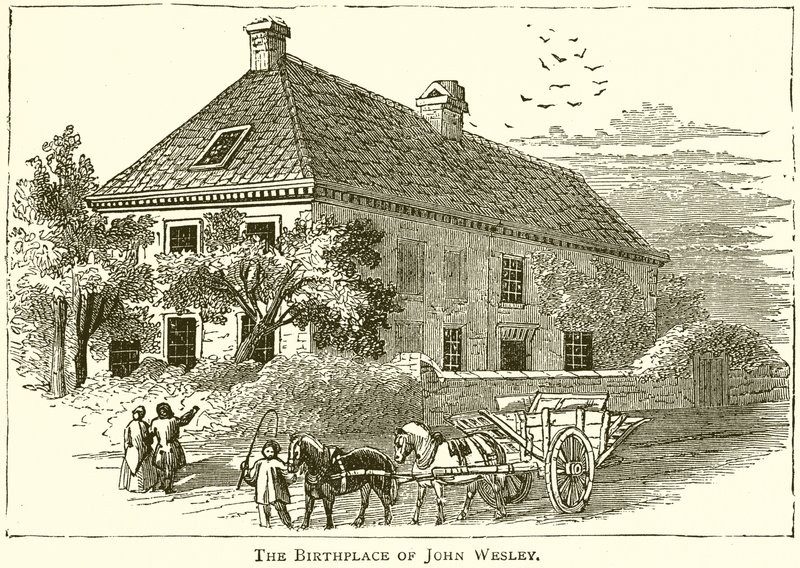De Geboorteplaats van John Wesley door English School
