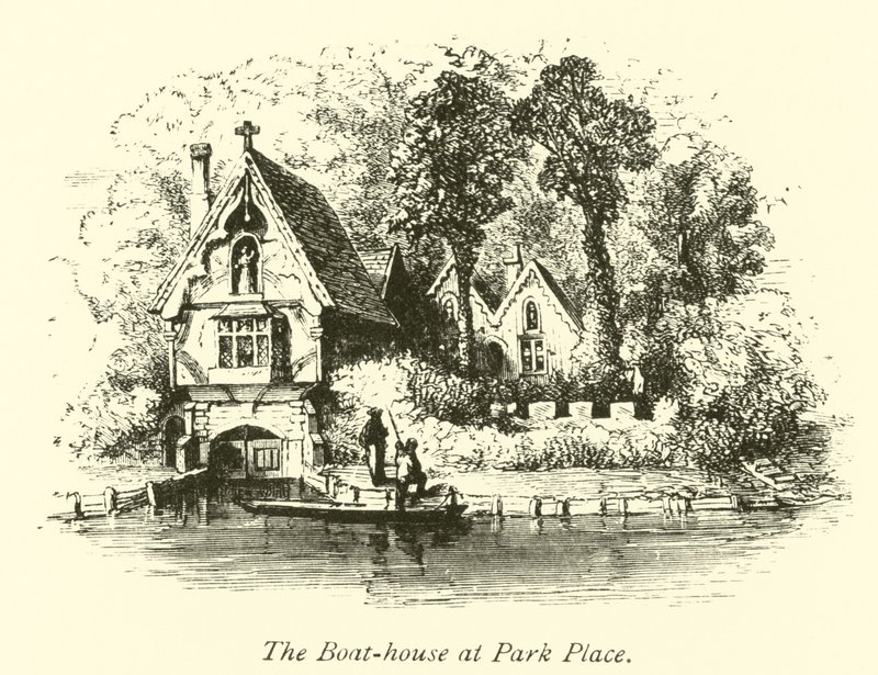 Het Boothuis bij Park Place door English School