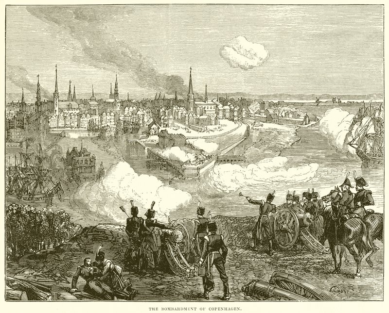 Het bombardement van Kopenhagen door English School