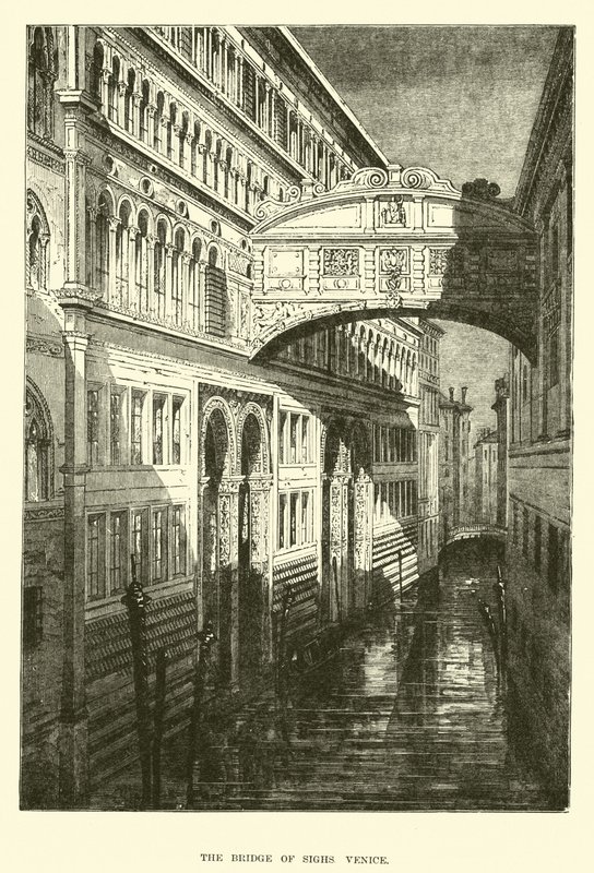 De Brug der Zuchten, Venetië door English School