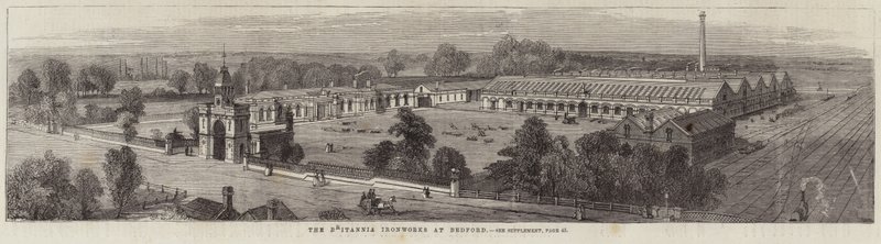 De Britannia IJzerwerken in Bedford door English School