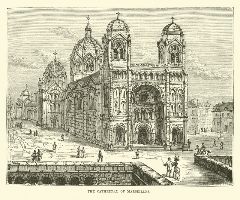 De Kathedraal van Marseille door English School