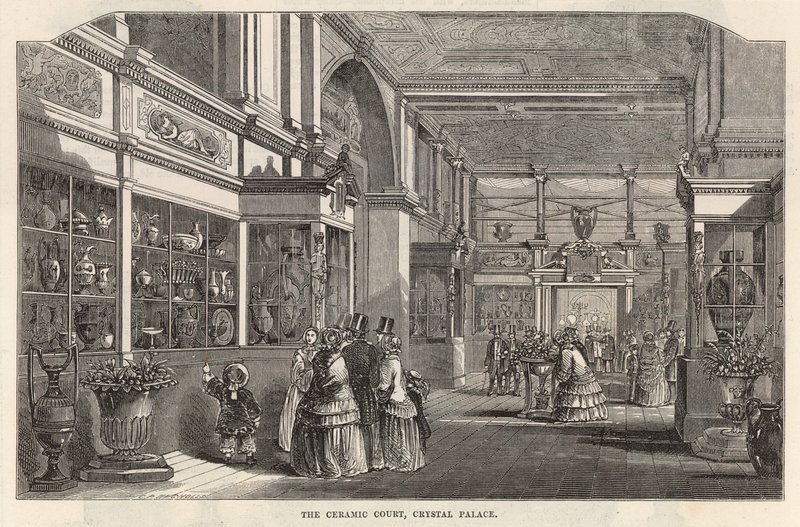 Het Keramische Hof, Crystal Palace door English School