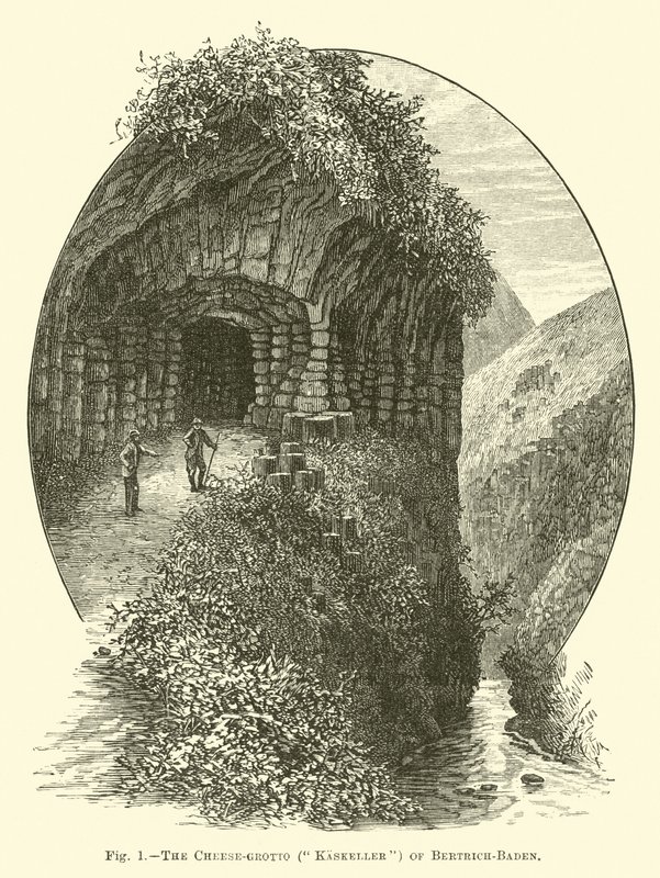 De kaasgrot (Kaskeller) van Bertrich-Baden door English School