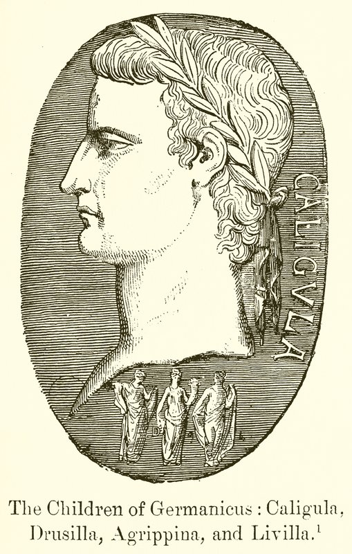 De Kinderen van Germanicus: Caligula, Drusilla, Agrippina en Livilla door English School